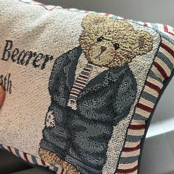 A father is the bearer of Strength Accent little pillow - Picture 3 of 4